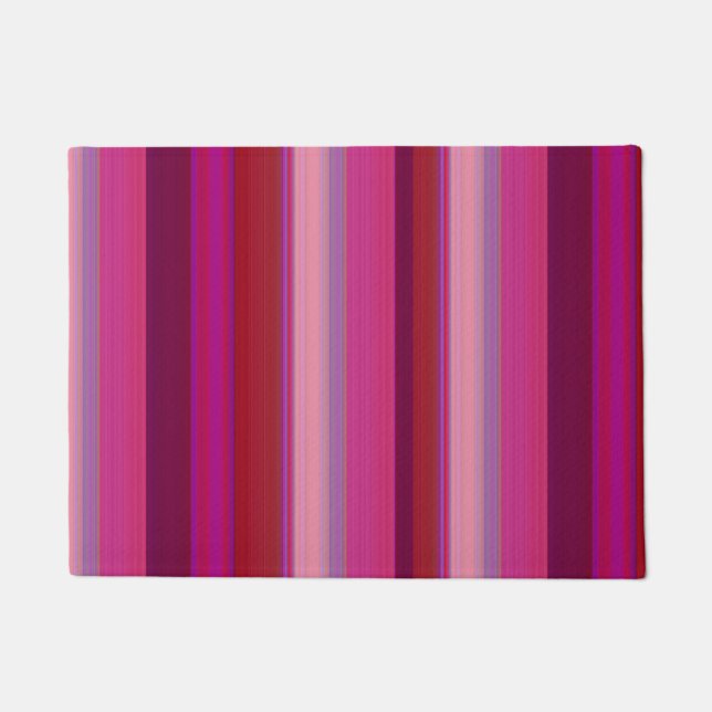 Sugar Candy Stripes Doormat (Front)