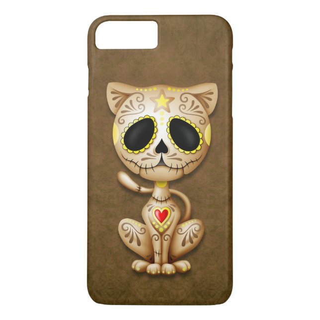 sugar cat brBrown Zombie Sugar Kitten Case-Mate iPhone Case (Back)