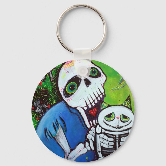 Sugar Cat Guardians Keychain (Front)