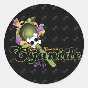 Sugar-Coated Cyanide Pop Classic Round Sticker