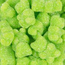 Sugar Coated Gummy Bears in Assorted Color Options