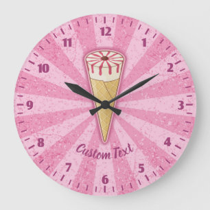 Sugar Cone Ice Cream Clock