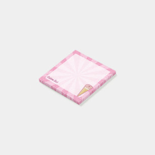Sugar Cone Ice Cream Post-it Notes