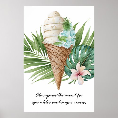 Sugar cones poster