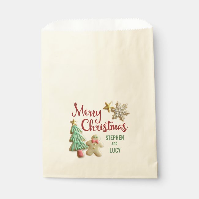 Sugar Cookie Christmas Custom Treat Bags