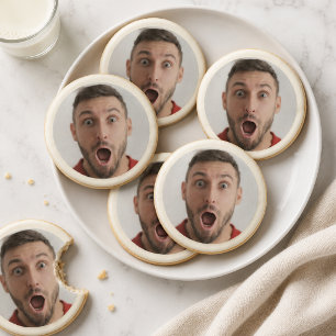 Sugar Cookies Custom Photo Selfie Birthday Favor