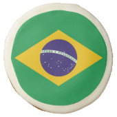 Sugar cookies with flag of Brazil (Front)