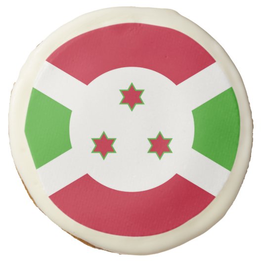 Sugar cookies with flag of Burundi (Front)