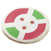 Sugar cookies with flag of Burundi (Angled)