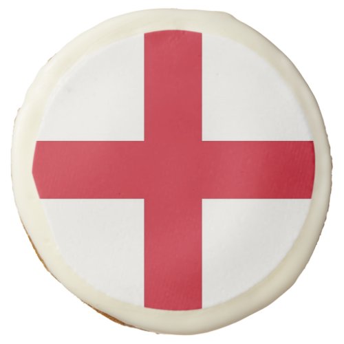 Sugar cookies with flag of England United Kingdom