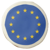 Sugar cookies with flag of European Union (Front)