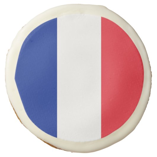 Sugar cookies with flag of France (Front)