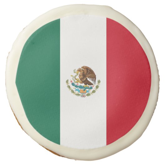 Sugar cookies with flag of Mexico (Front)