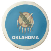 Sugar cookies with flag of Oklahoma State, USA (Front)
