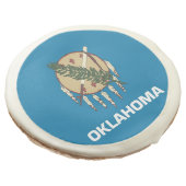 Sugar cookies with flag of Oklahoma State, USA (Angled)