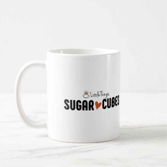 Sugar Cube Mug With Sugar Cube Baby (Left)