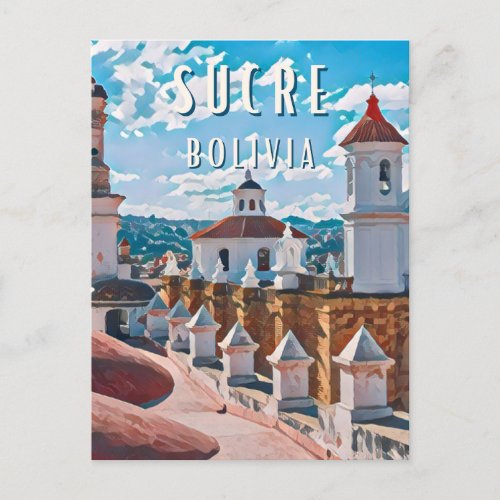 Sugar Cultural Capital of Bolivia Postcard