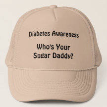 Diabetes Awareness Unisex Custom Cowboy Hip Hop Cap Adjustable Baseball Cap 