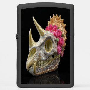 Sugar Dinosaur Skull Zippo Lighter