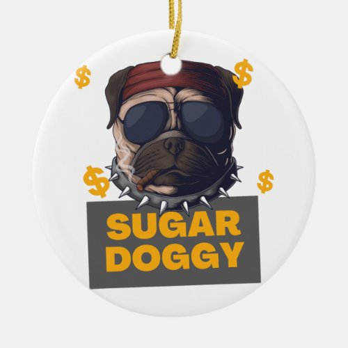 Sugar Doggy Ornament