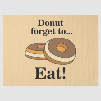 Sugar Donut Birthday Party Tissue Paper