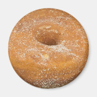 Sugar Donut Food Dessert Magnet