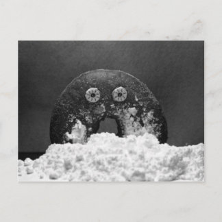 Sugar donut postcard