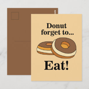 Sugar Donut Sweet Postcard