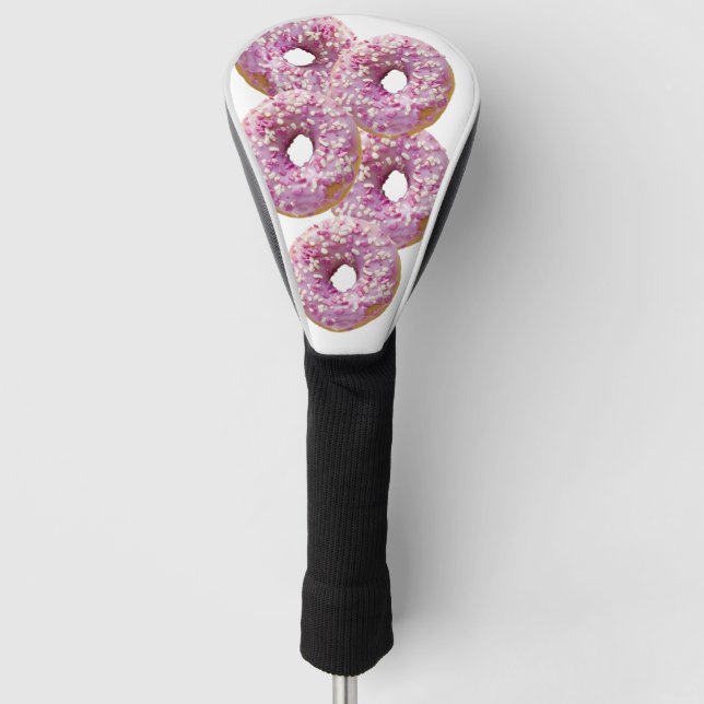 Sugar Donuts with Sprinkles Golf Head Cover (Front)