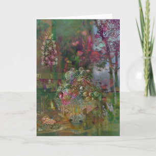 Sugar-Dusted Christmas Fruit Holiday Card