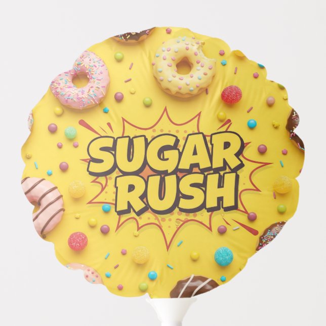 Sugar Explosion by Natasha Us Balloon (Front)