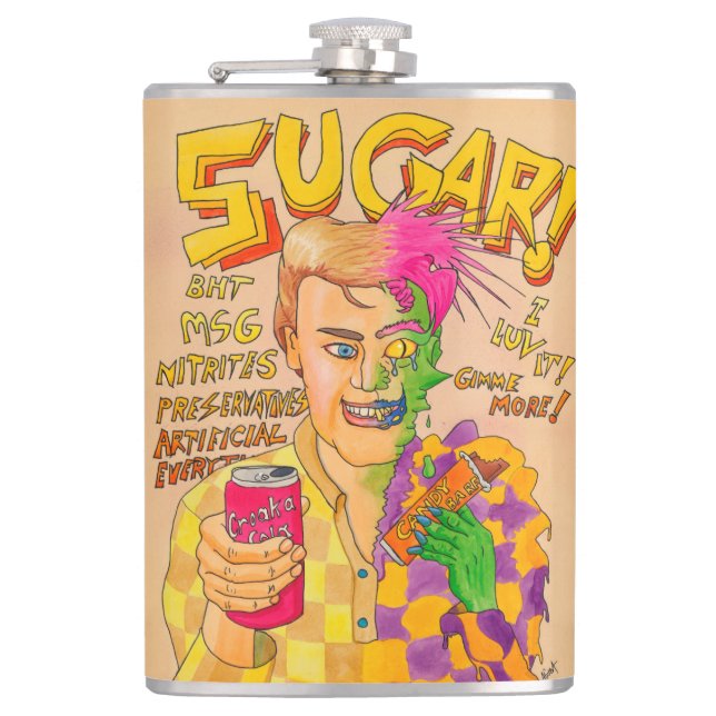 Sugar! Flask (Front)