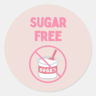 Sugar Free Baking Classic Round Sticker