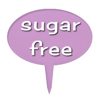 Sugar Free Cake Pick by KitchenShoppe at Zazzle