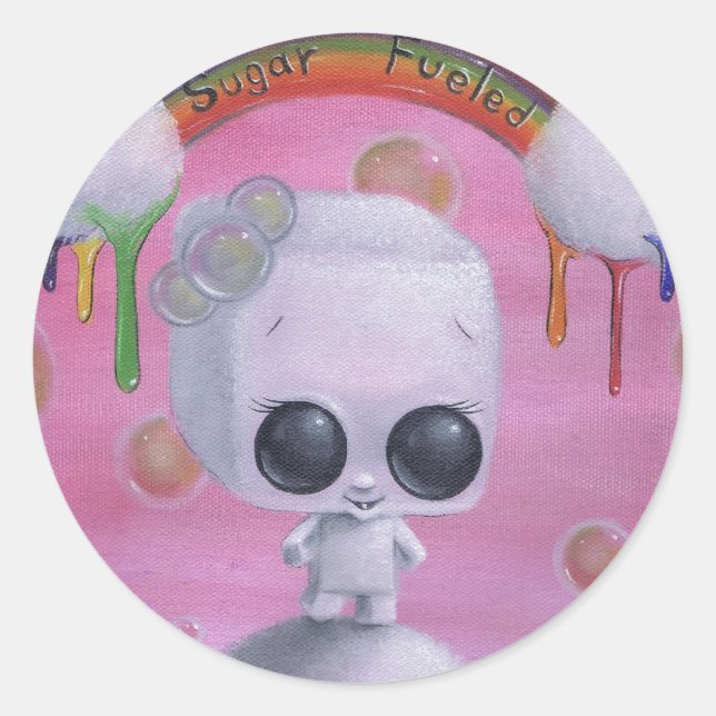 sugar fueled stickers (Front)