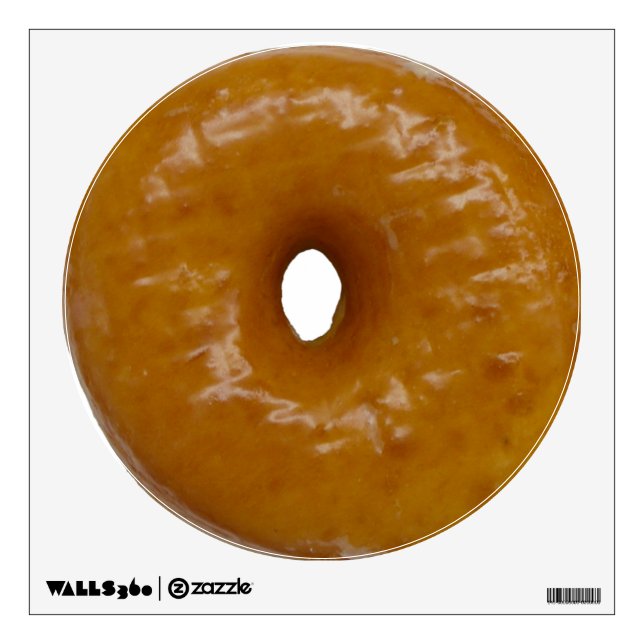 Sugar glazed donut wall sticker (Front)