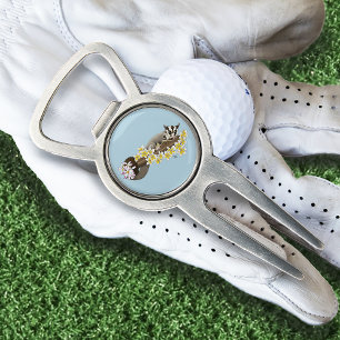 Sugar Glider Cute Floral Divot Tool