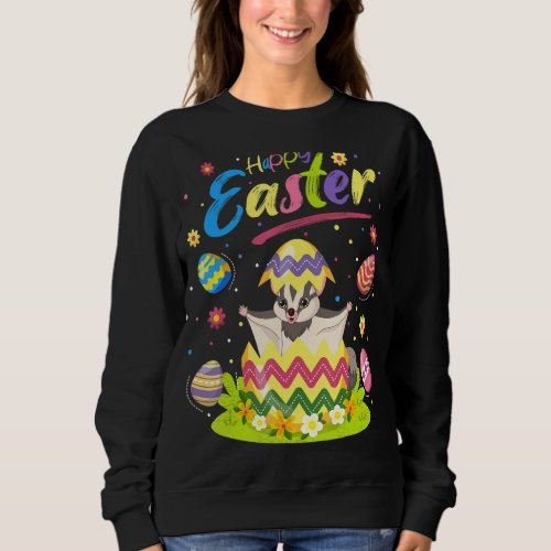Sugar Glider   Easter Egg Sugar Glider Easter Sweatshirt