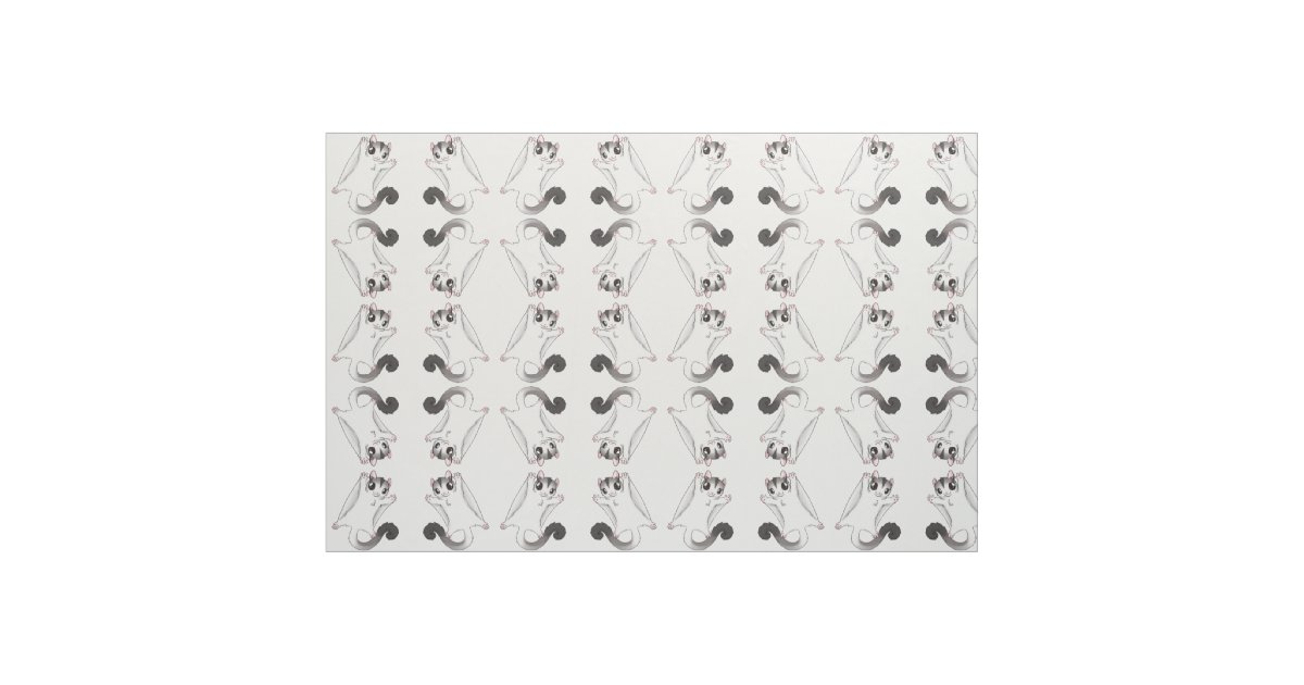 Sugar Glider Gliding Fabric Zazzle