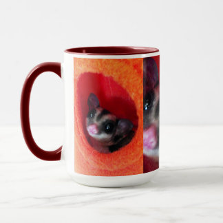 Sugar Glider in Orange Hanging Bed Mug