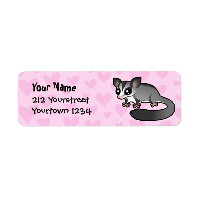 Sugar Glider Love Label (Front)