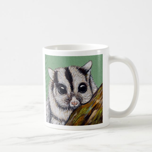 Sugar Glider Painting Coffee Mug (Right)