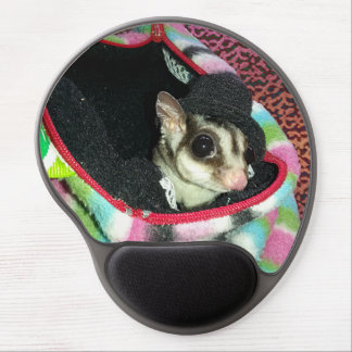 Sugar Glider Wearing a Hat Gel Mouse Pad