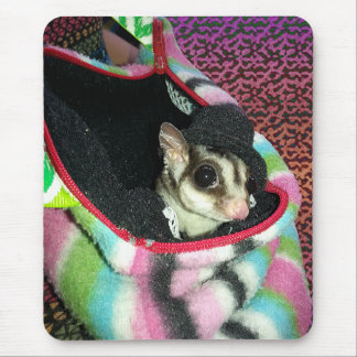 Sugar Glider Wearing a Hat Mouse Pad