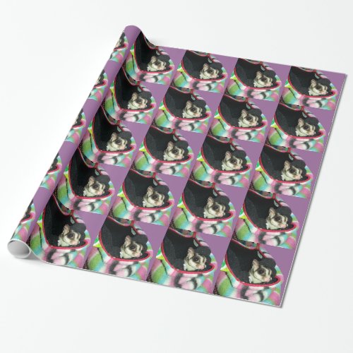 Sugar Glider Wearing a Hat Wrapping Paper