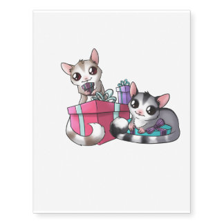 Sugar Glider with present tattoo