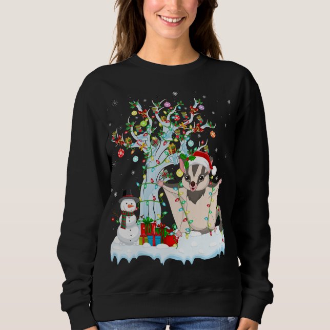 Sugar Glider Xmas Tree Lighting Sugar Glider Chris Sweatshirt (Front)