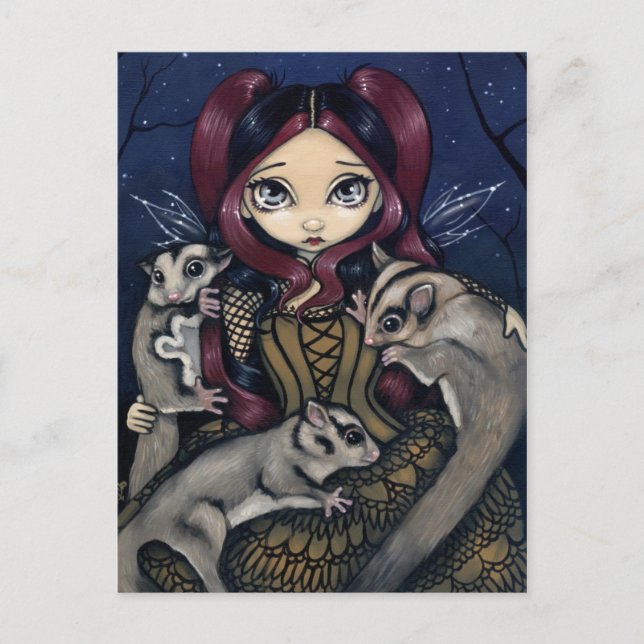 "Sugar Gliders" Postcard (Front)