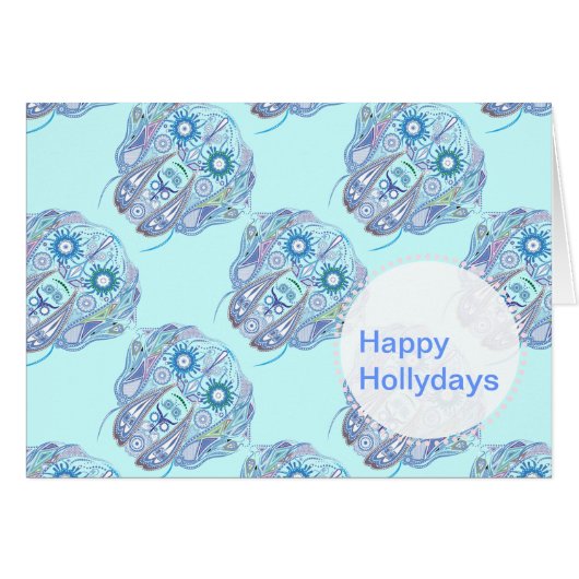 Sugar Great Dane Skull Cards (Front Horizontal)