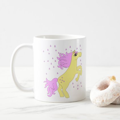 Sugar Horse Magic Pink Rain Coffee Mug
